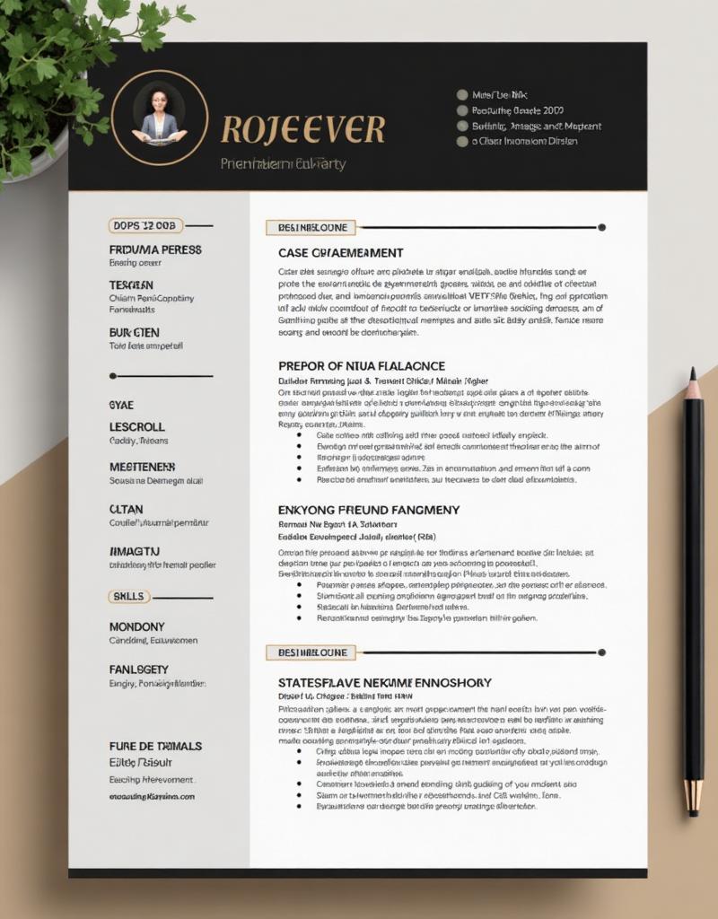 Consulting Resume preview 1